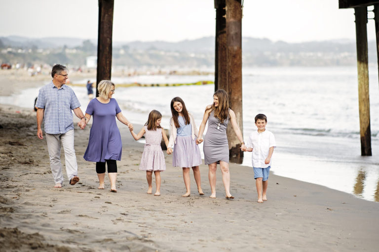 fun family portraits in capitola