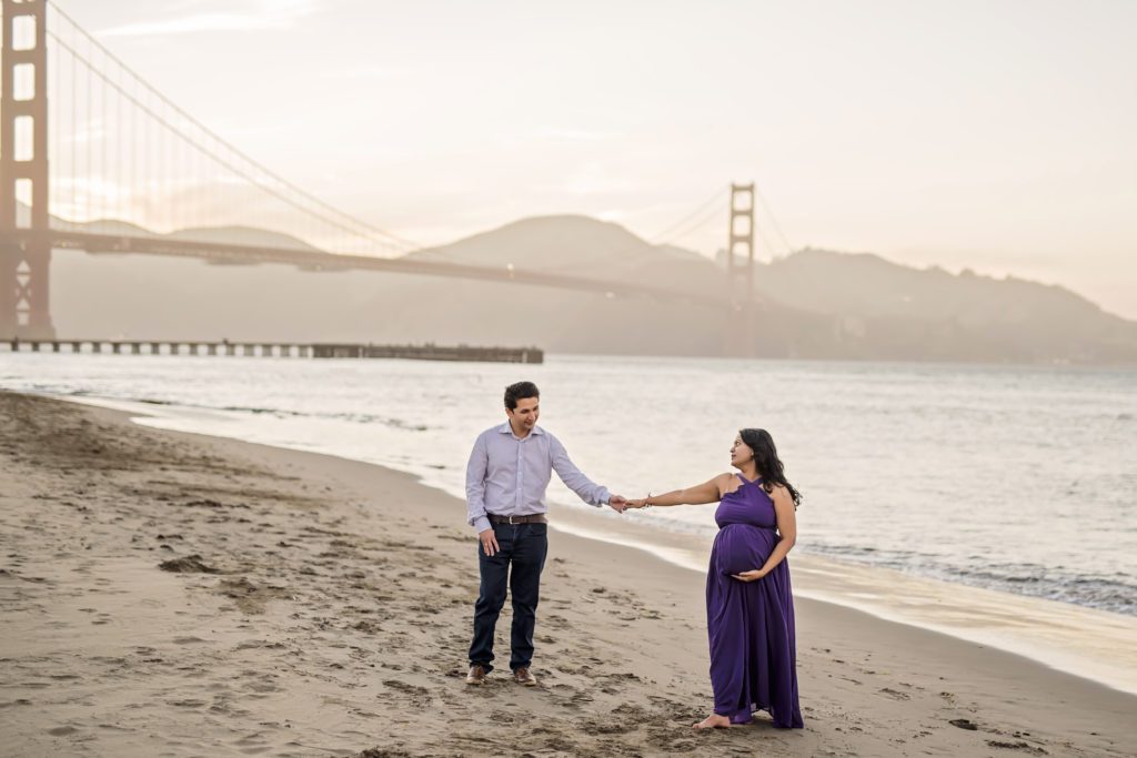 maternity portraits at crissy field