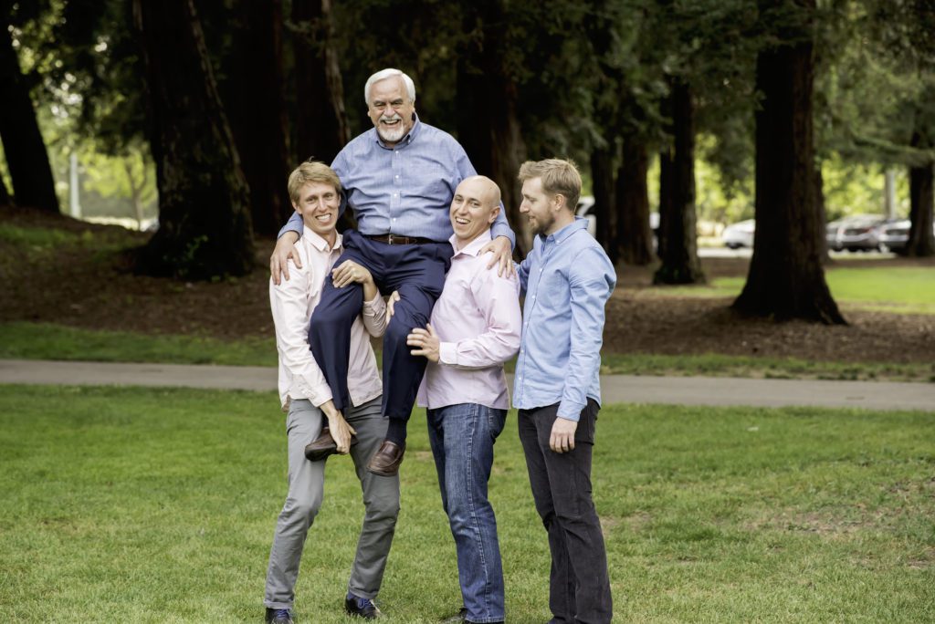fun family portraits in mountain view