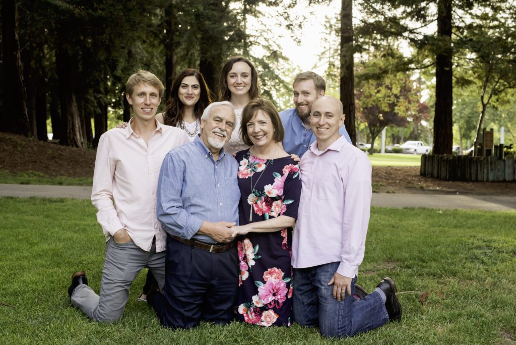 fun family portraits in mountain view