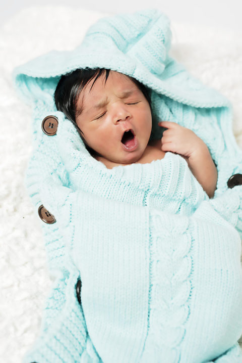 the best time to take newborn portraits