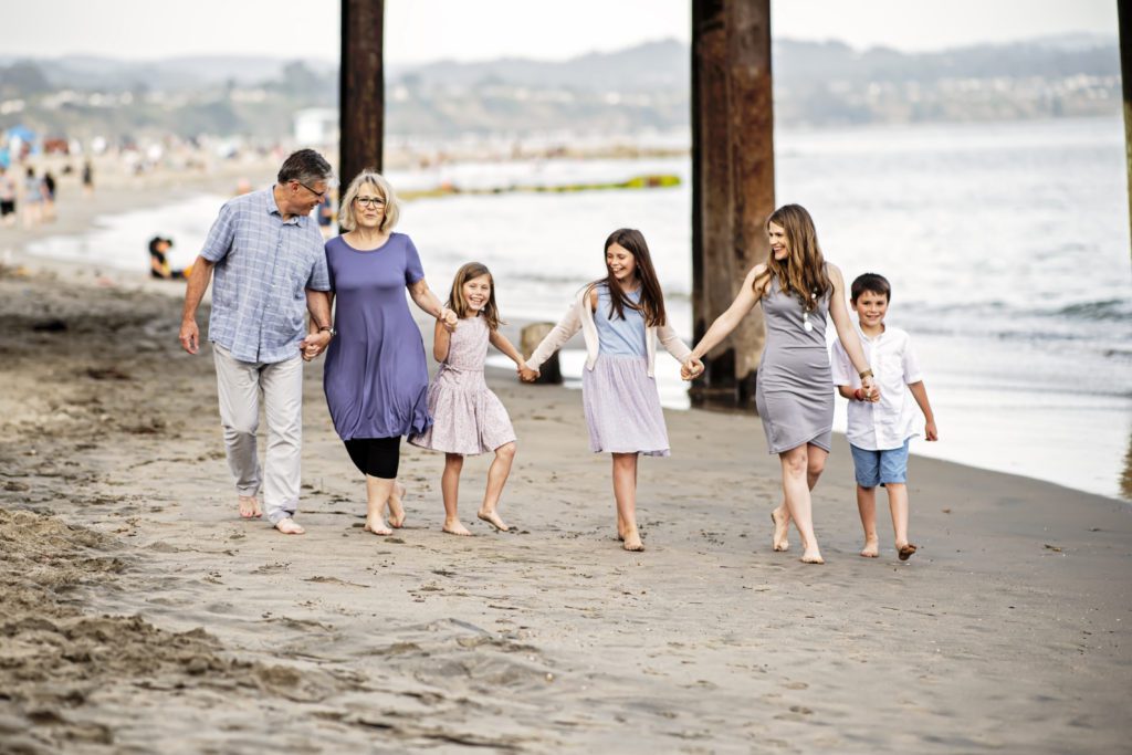 fun family portraits in capitola