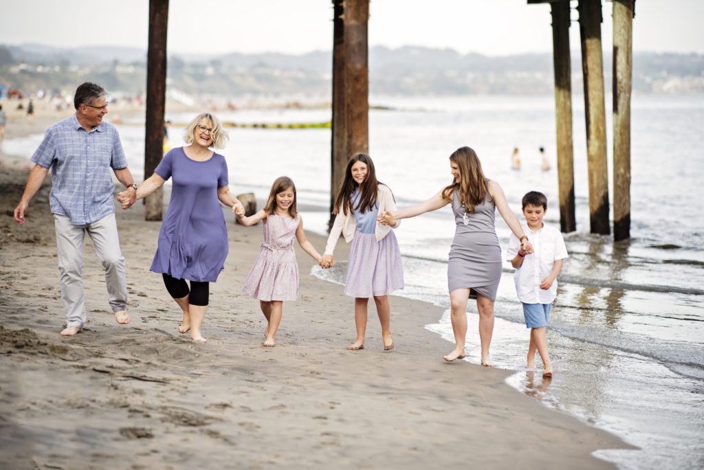 fun family portraits in capitola