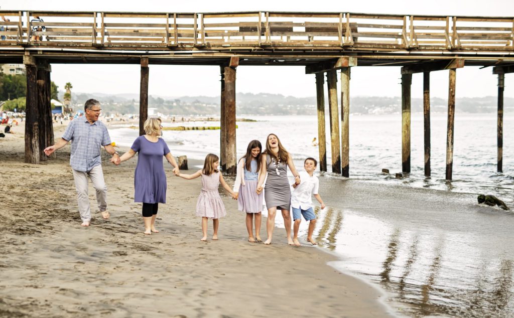 fun family portraits in capitola