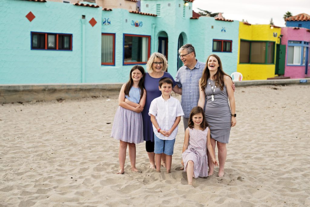 fun family portraits in capitola