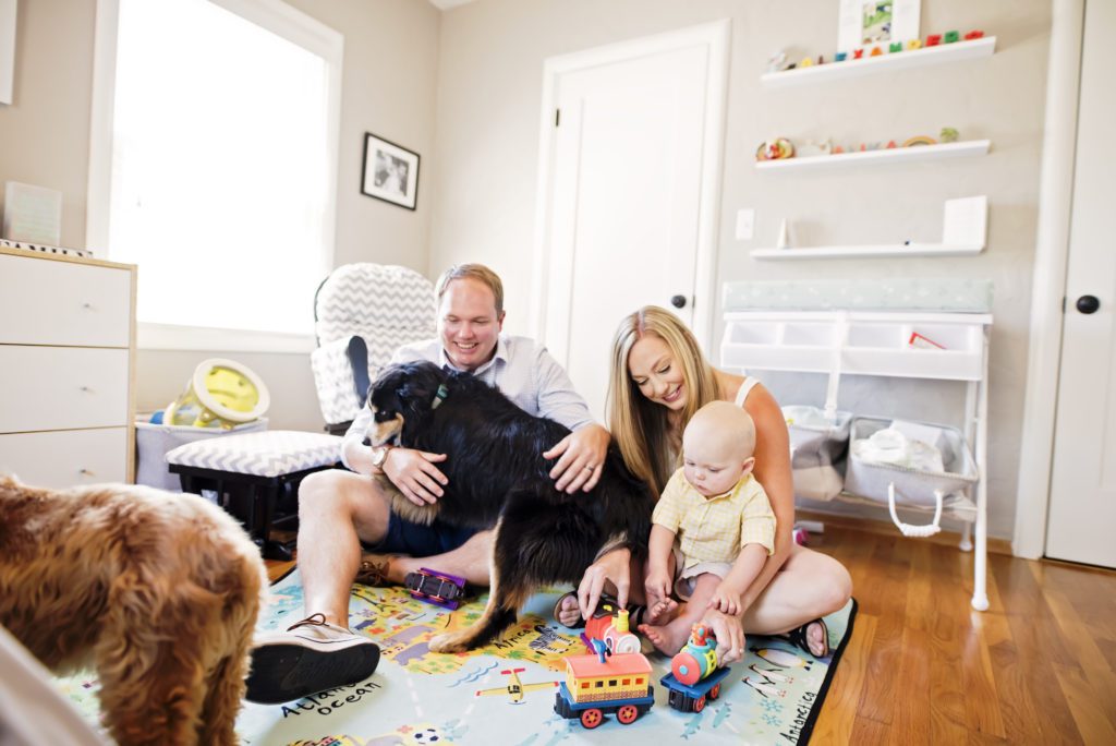 in home family portraits in san jose