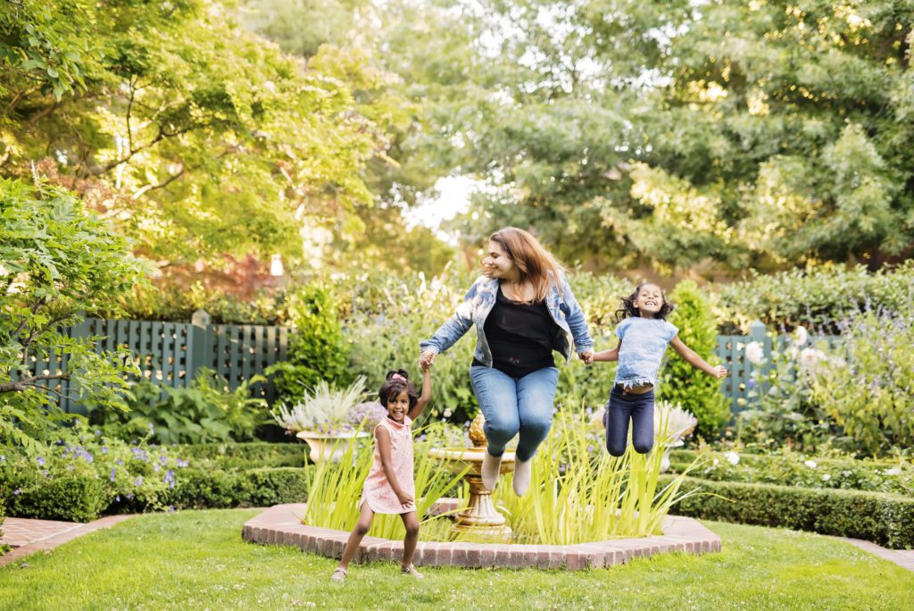 fun family photos in palo alto