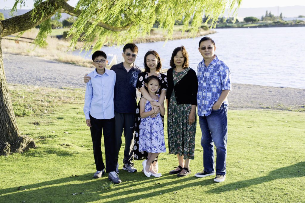 the best family portrait location in mountain view