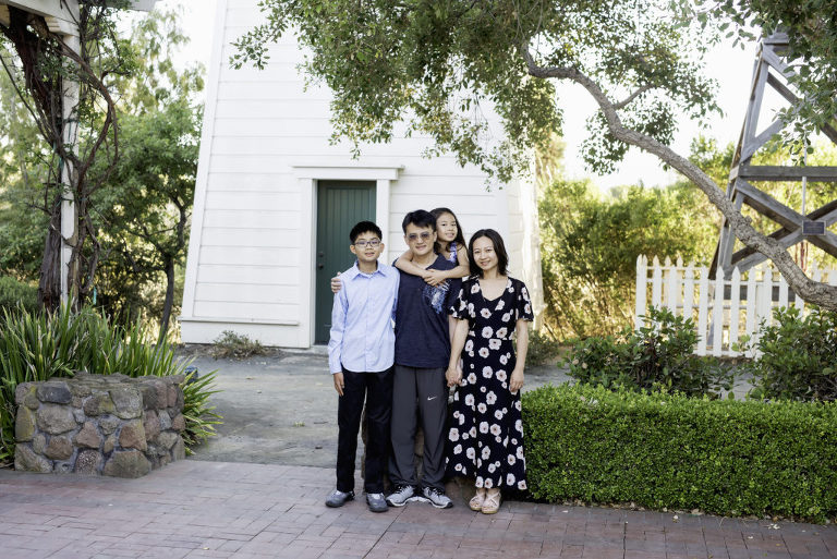 the best family portrait location in mountain view