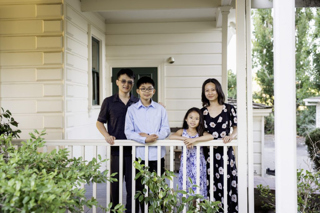 the best family portrait location in mountain view