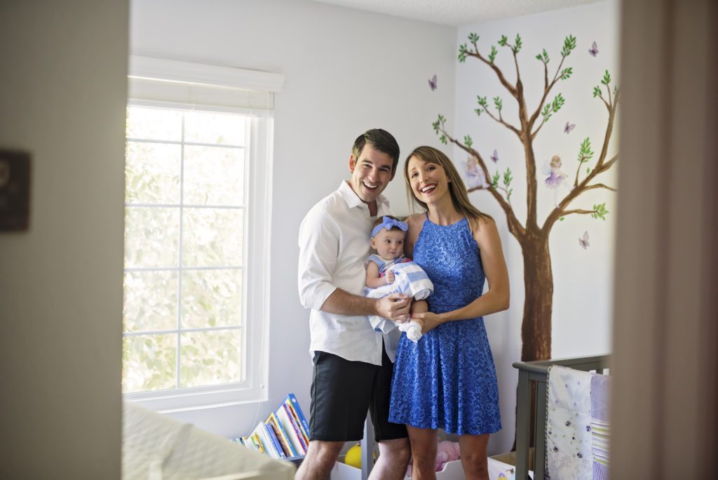 in home portraits with toddlers