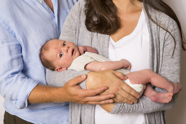 Lifestyle Newborn Portraits In Saratoga