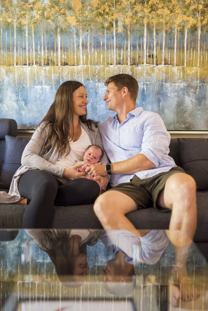 Lifestyle Newborn Portraits In Saratoga