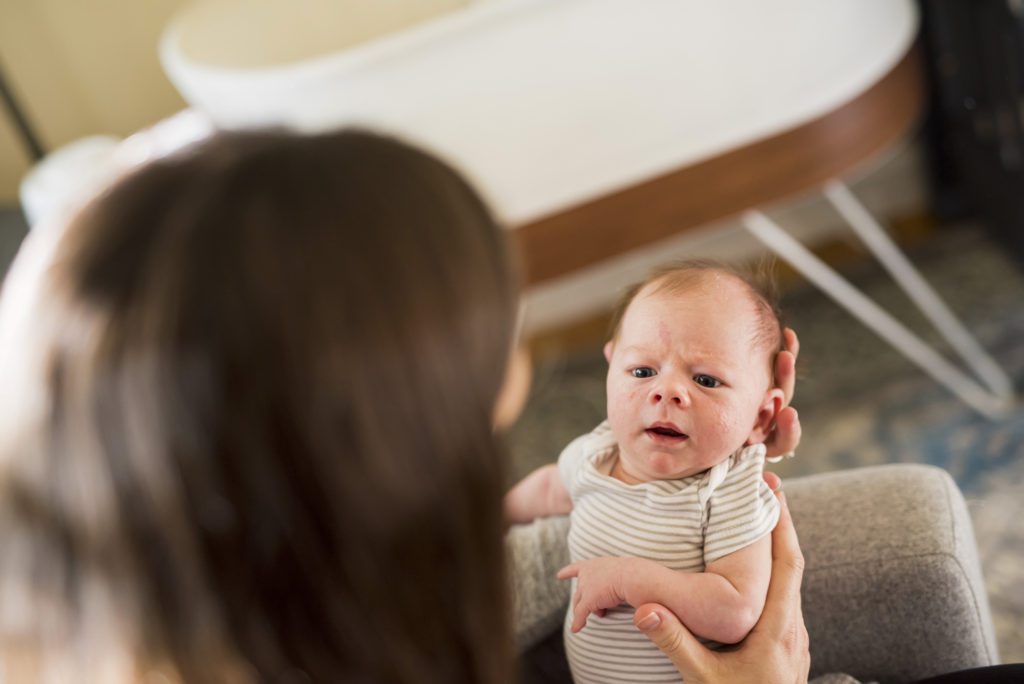 Lifestyle Newborn Portraits In Saratoga