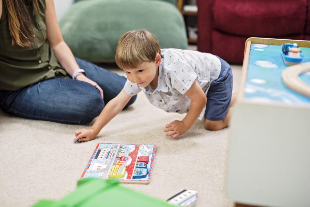 in home family portraits in santa cruz