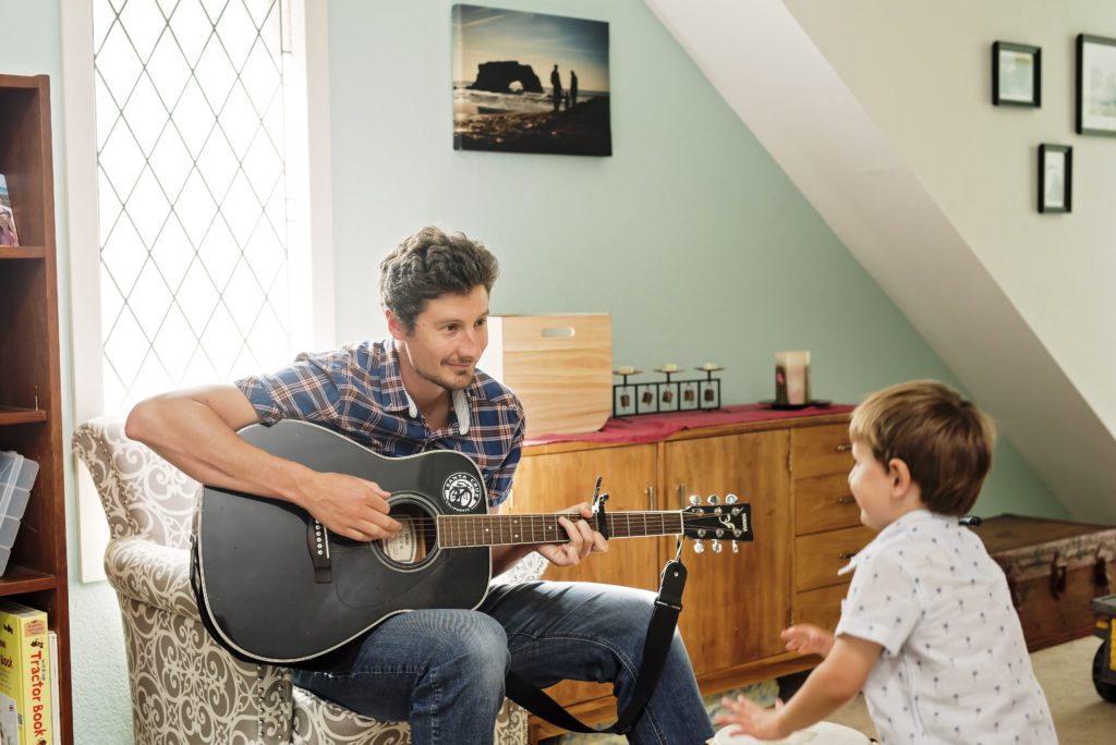 in home family portraits in santa cruz