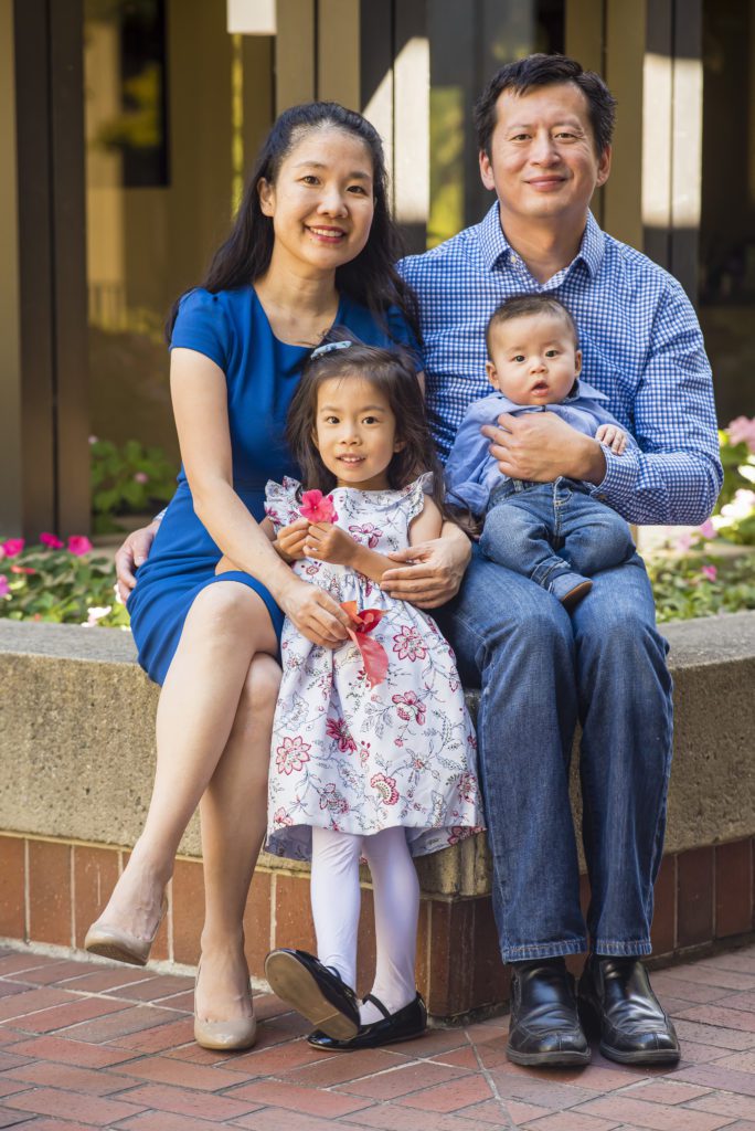 family photos at Stanford University