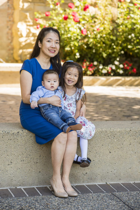 family photos at Stanford University