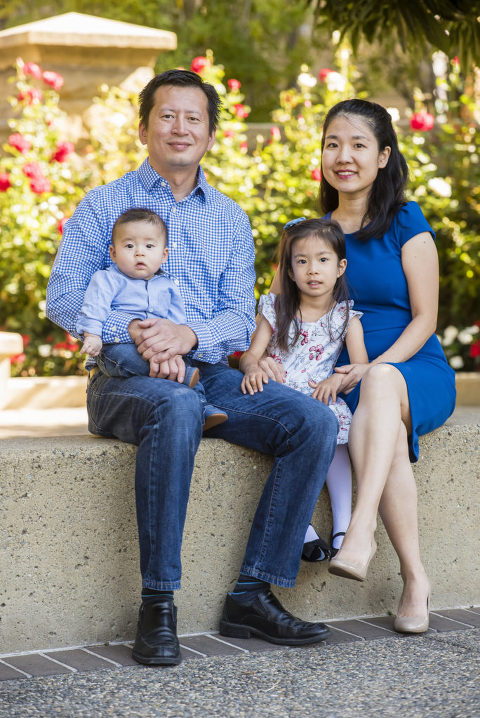 family photos at Stanford University