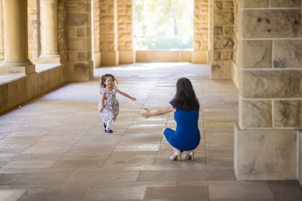 family photos at Stanford University