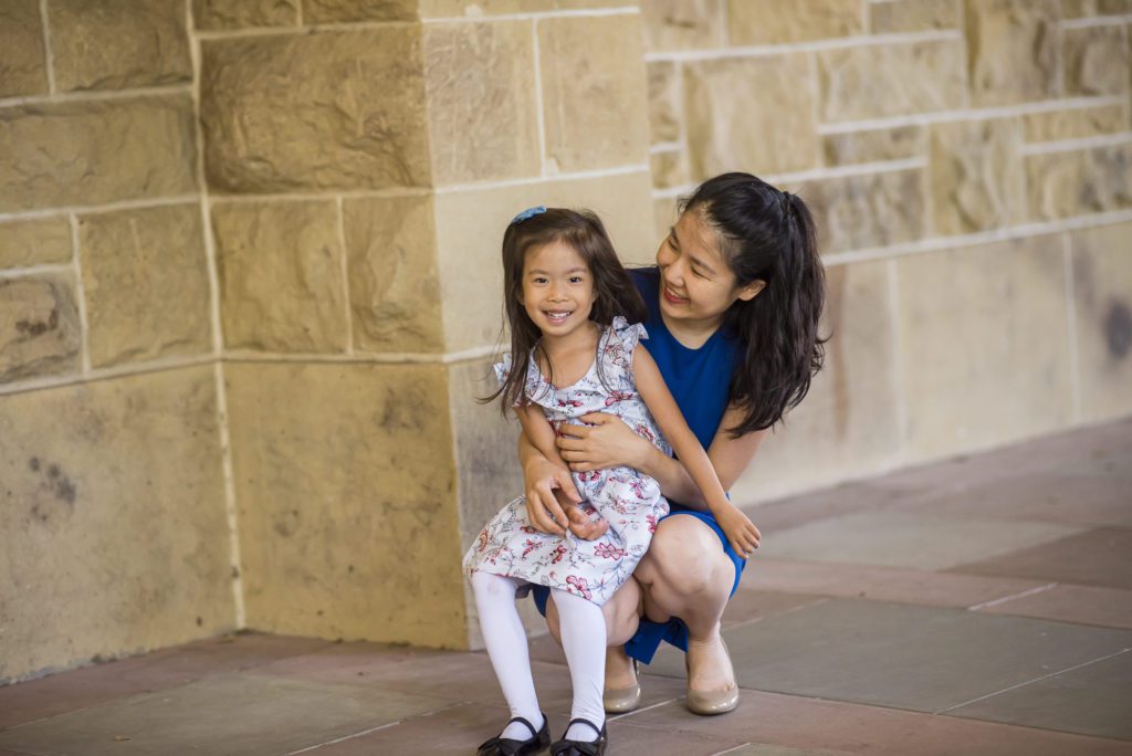 family photos at Stanford University