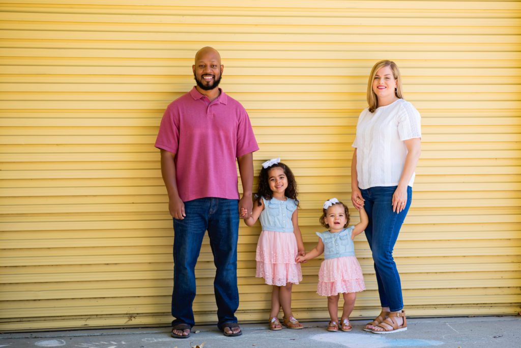 family pictures at vasona park