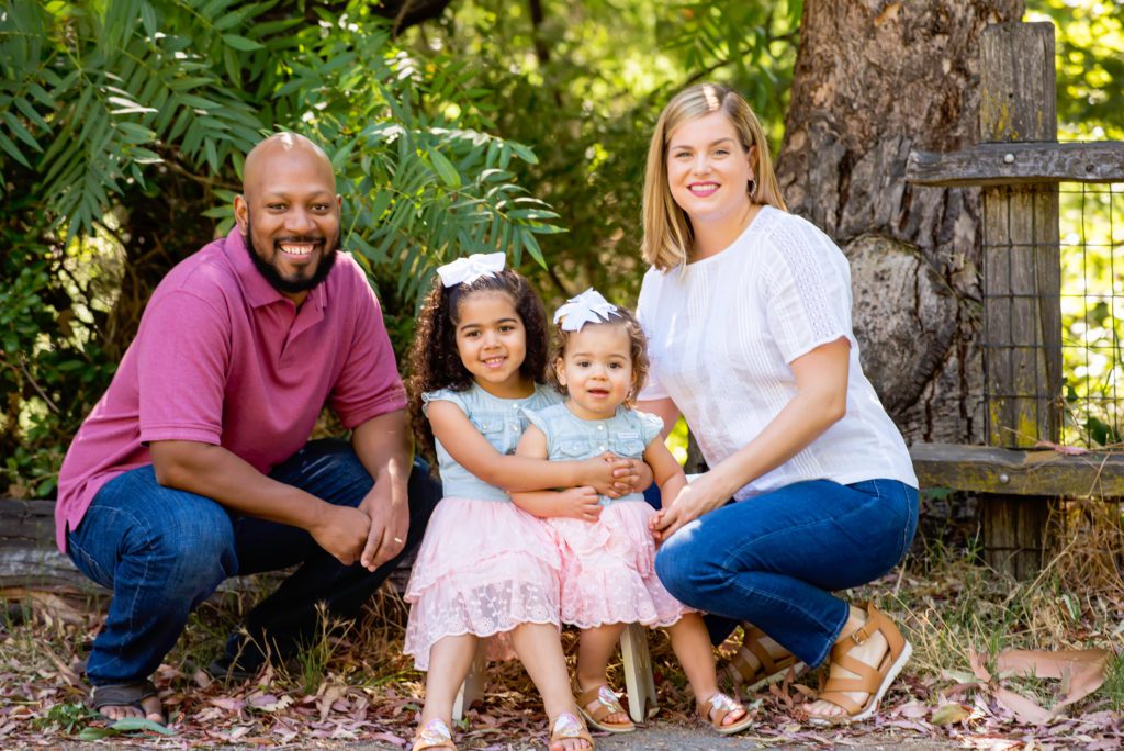 family pictures at vasona park