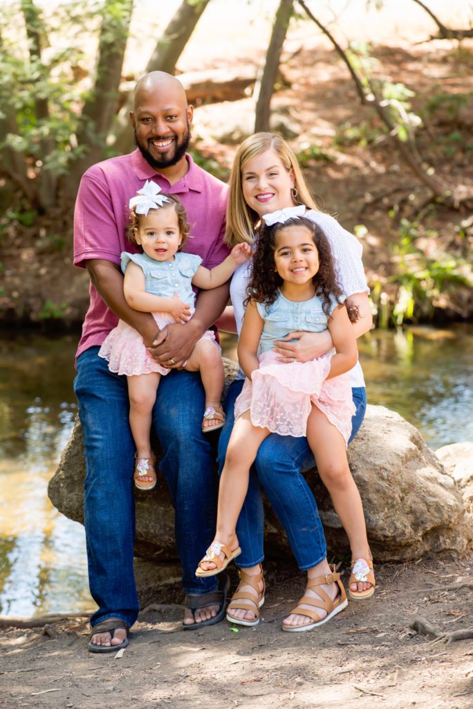 family pictures at vasona park