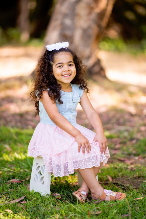 family pictures at vasona park