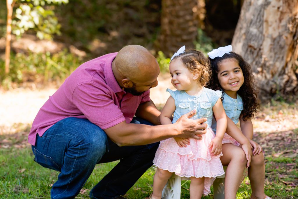 family pictures at vasona park