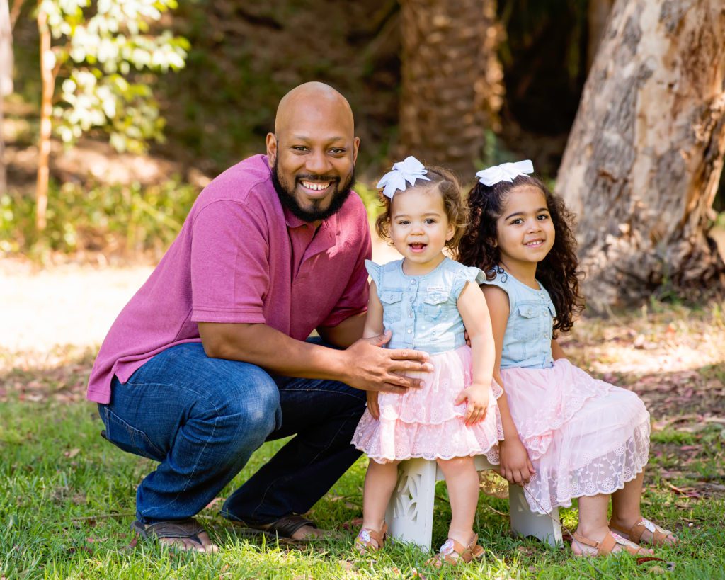 family pictures at vasona park