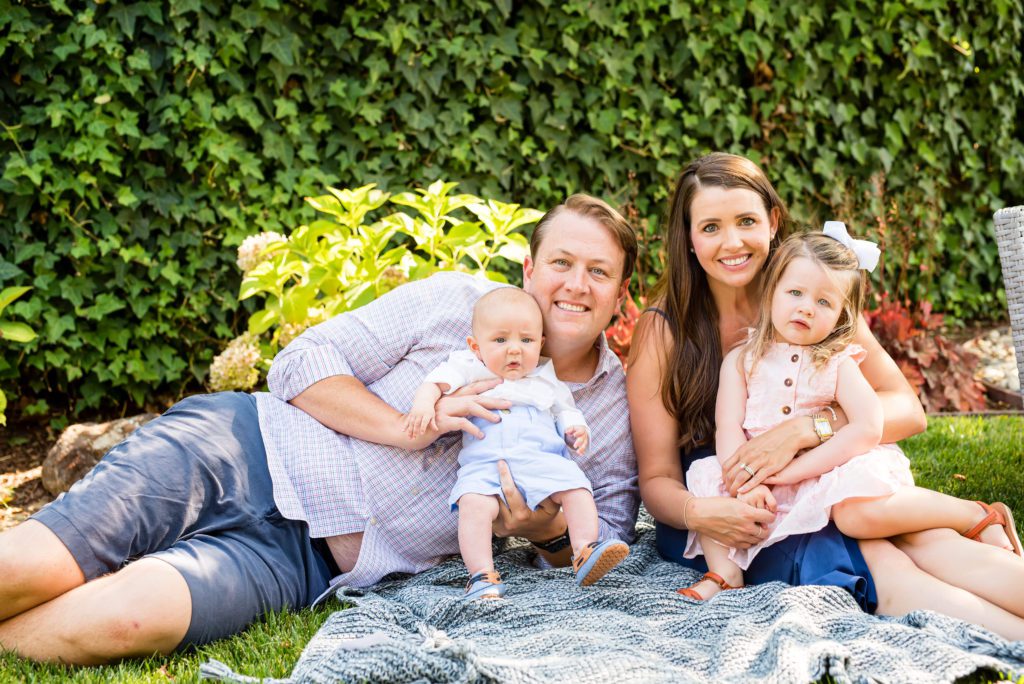 is the backyard a good location for family portraits