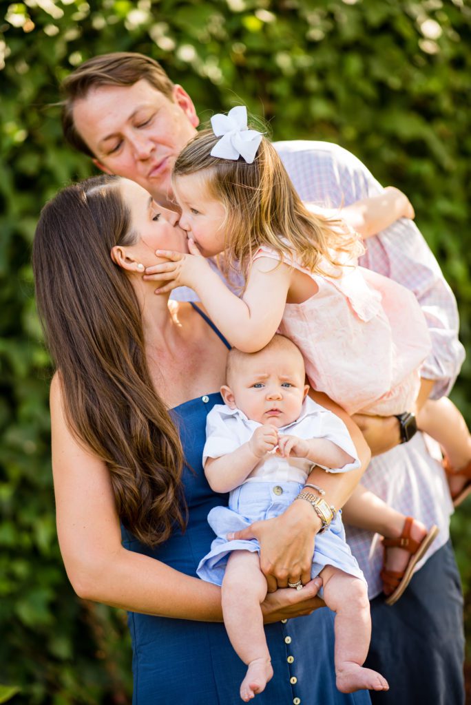 is the backyard a good location for family portraits
