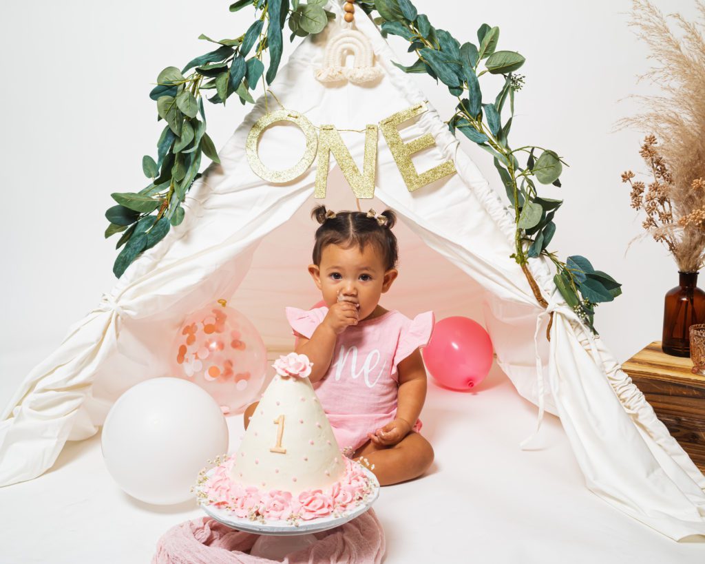 Studio Cake Smash Session In San Jose