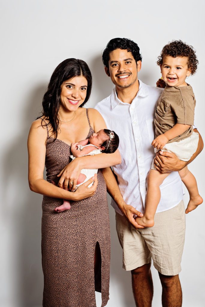 simple newborn portrait poses