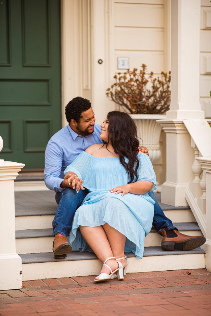 Candid Engagement Portrait Poses