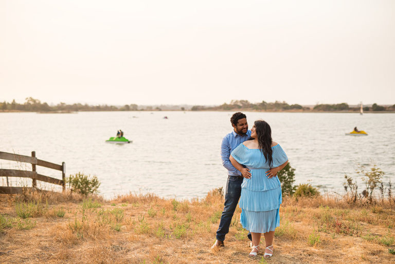 Candid Engagement Portrait Poses