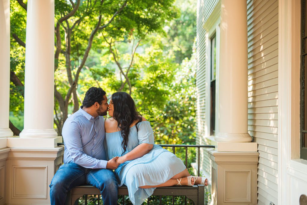 Candid Engagement Portrait Poses