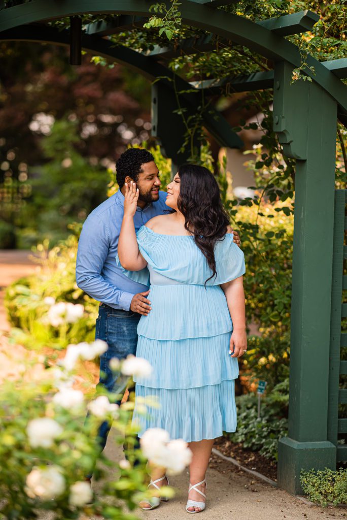 Candid Engagement Portrait Poses