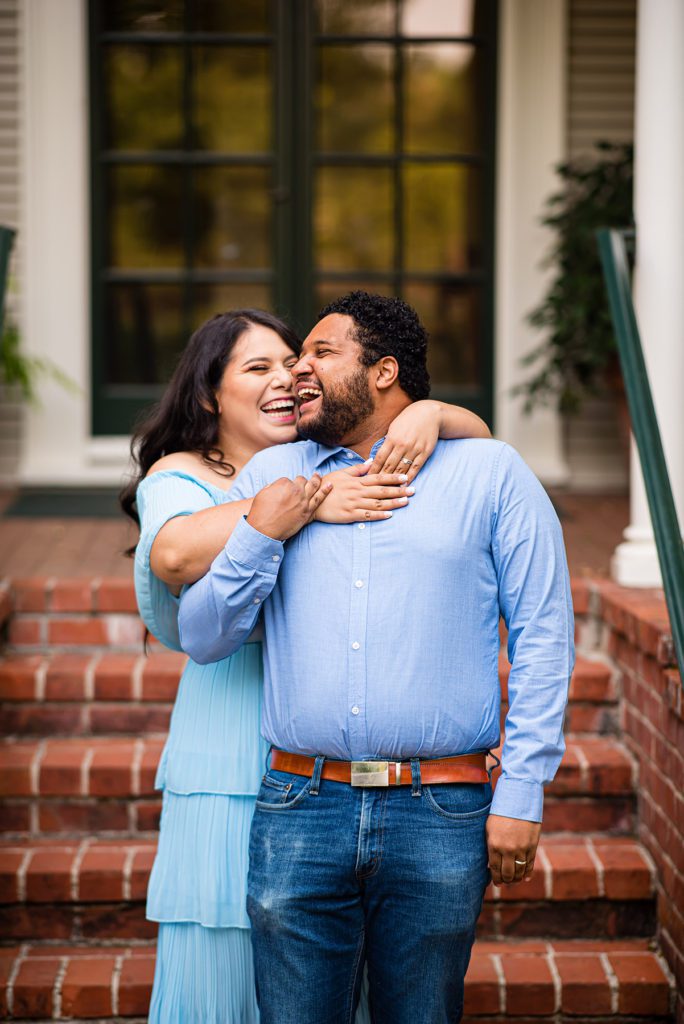 Candid Engagement Portrait Poses