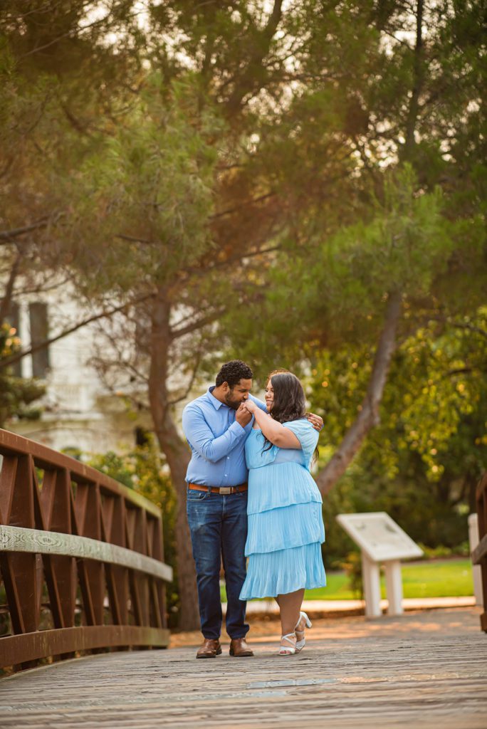 Candid Engagement Portrait Poses