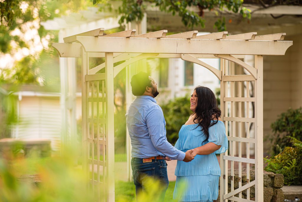 Candid Engagement Portrait Poses