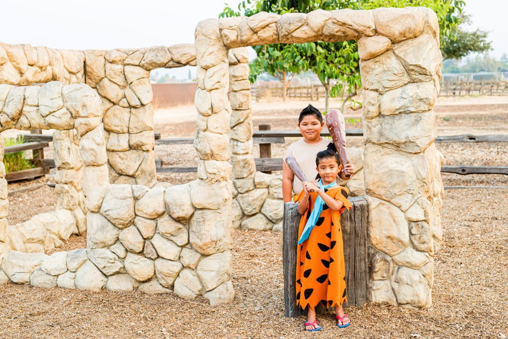Flintstones Themed Family Portraits