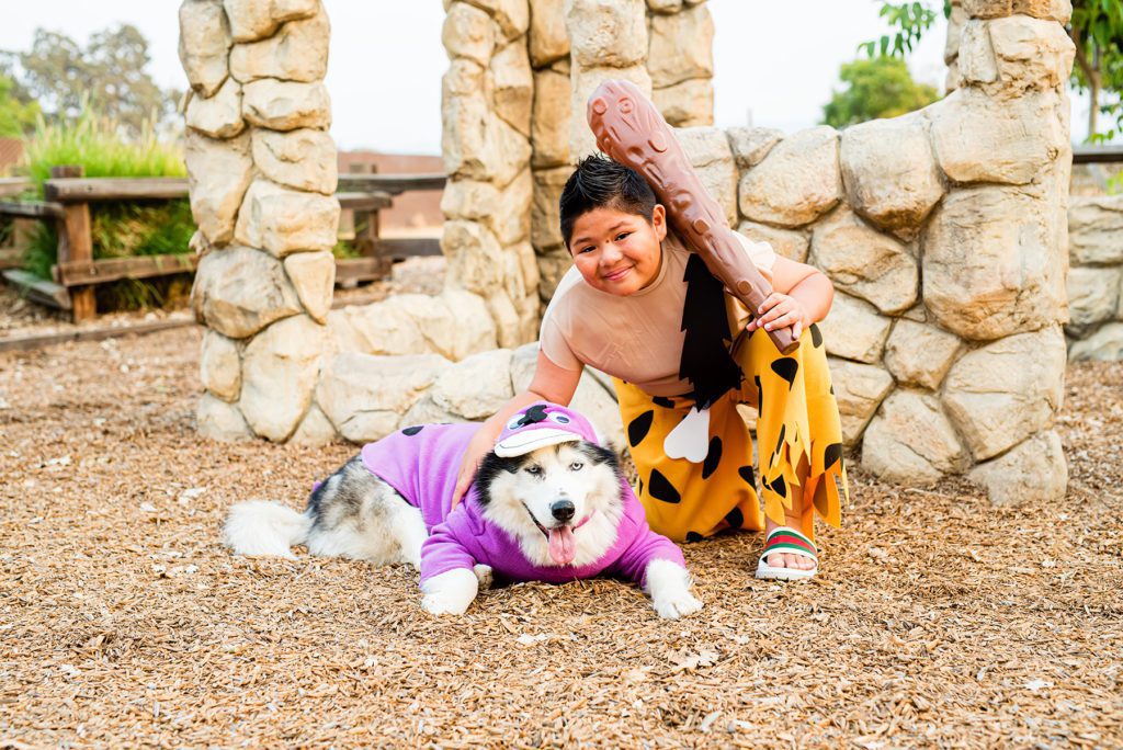 Flintstones Themed Family Portraits