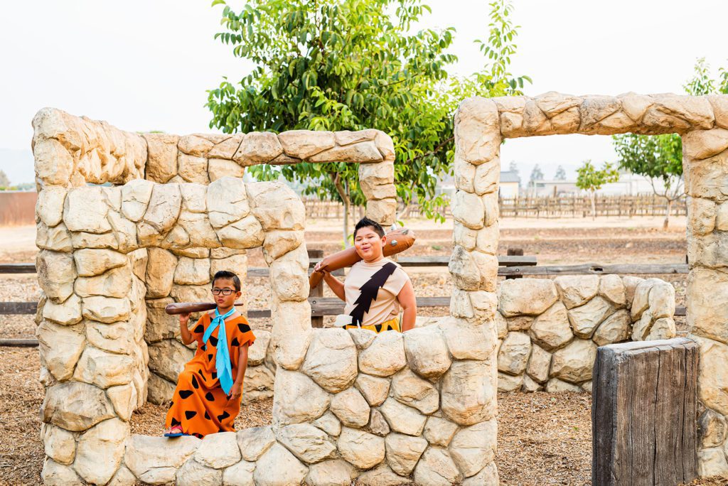 Flintstones Themed Family Portraits