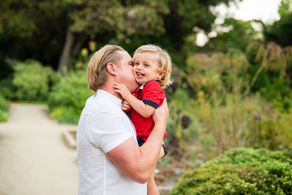 Kids Smiling For Family Portraits