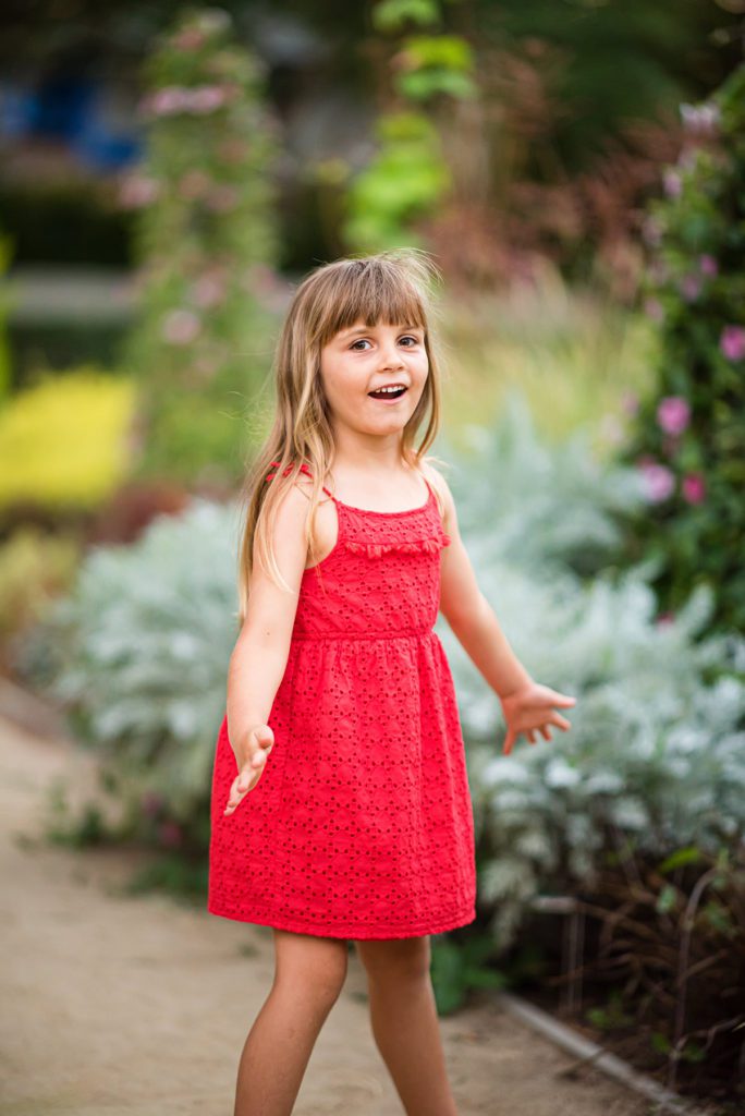 Kids Smiling For Family Portraits