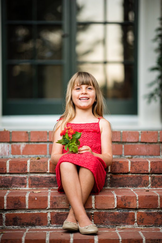 Kids Smiling For Family Portraits