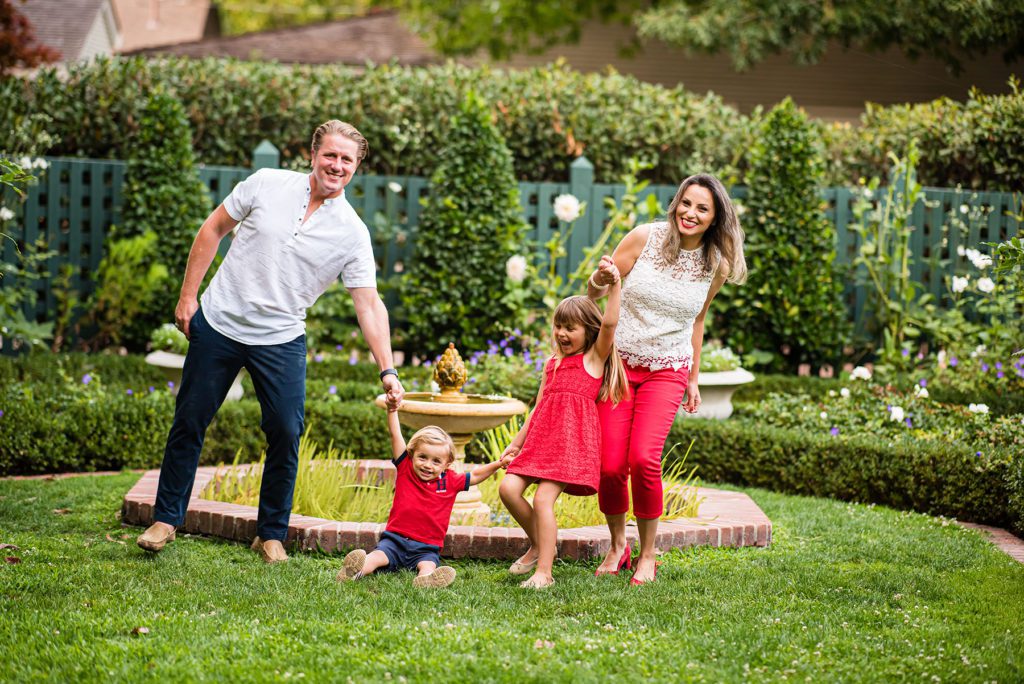 Kids Smiling For Family Portraits