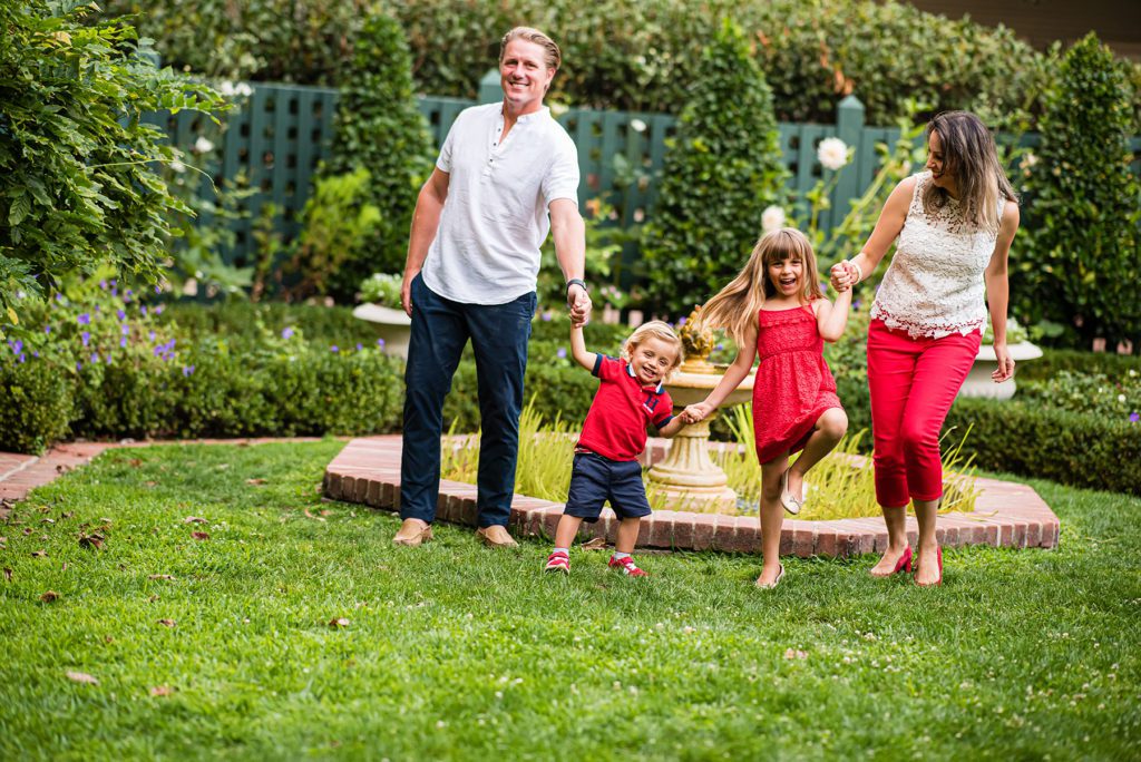 Kids Smiling For Family Portraits